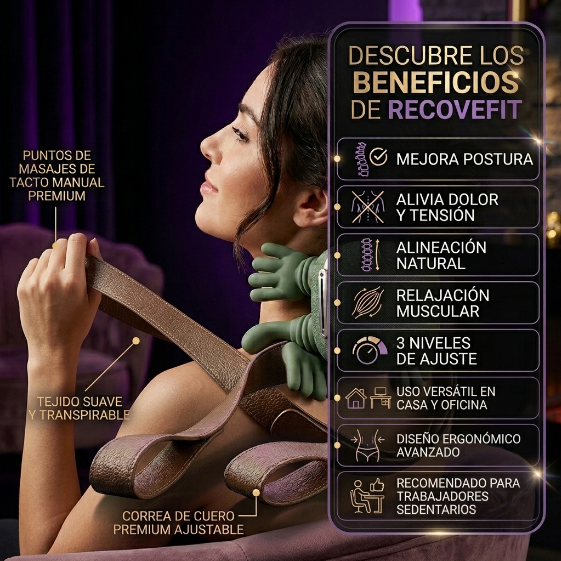 recovefit masajeador de cuello