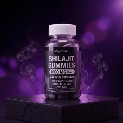 Shilajit Premium en Gomitas | Energía Natural, Concentración y Vitalidad