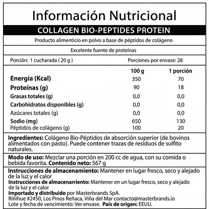 Colágeno (Bio-Péptidos en polvo + protein) - NEOCELL 567gr