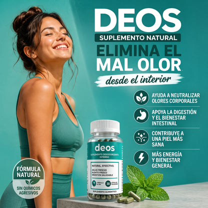 DEOS DESODORANTE INTERNO NATURAL 60 capsulas