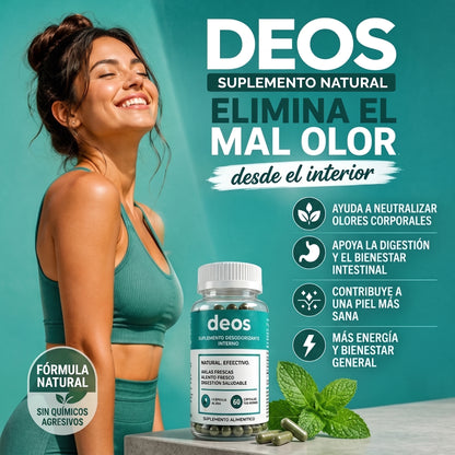 DEOS DESODORANTE NATURAL 60 CAPS (ORIGINAL)