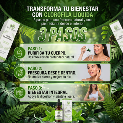 CLOROFILA BENEVOLENT® Revitaliza y restaura tu cuerpo