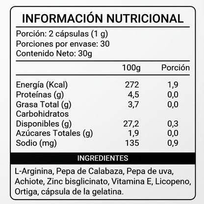UROCIANINA™ 60 cápsulas - Cuidado Prostático y Urinario