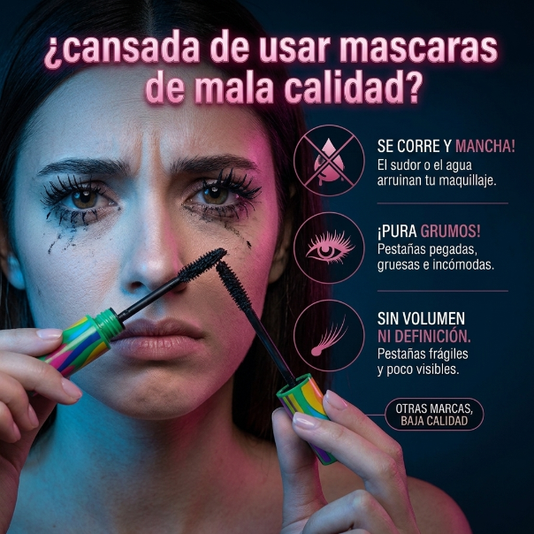 2x1 Mascaras de pestaña super volumen